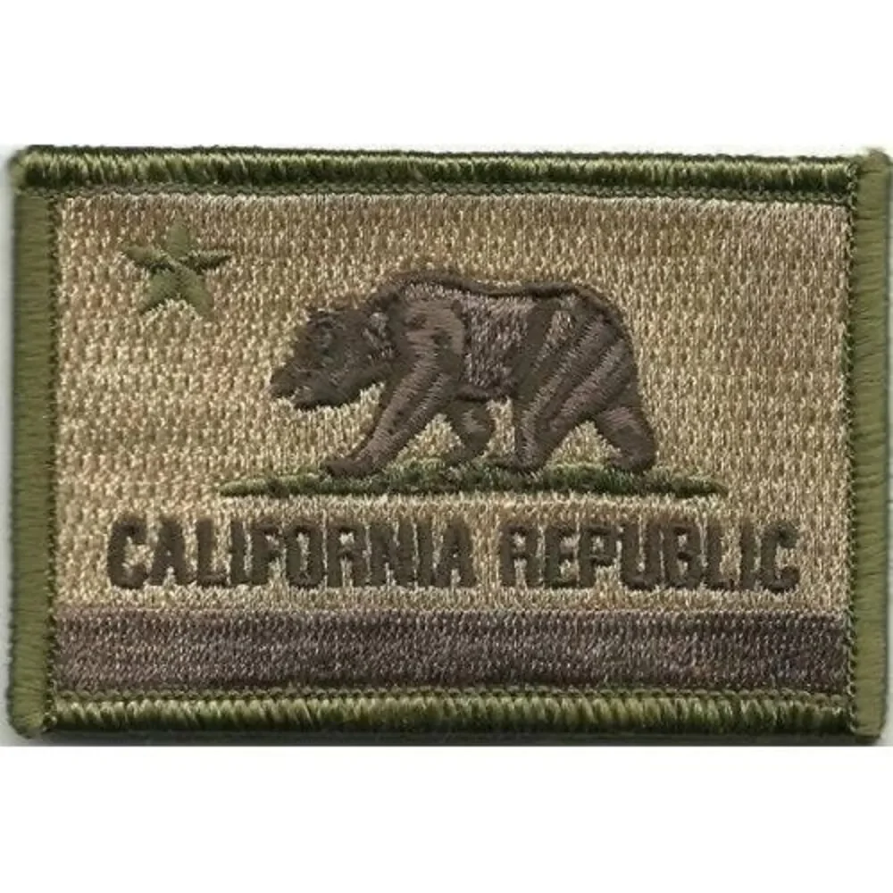 BuckUp Tactical Morale Patch Hook California Sacramento State Patches 3x2